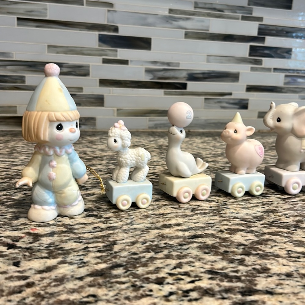 Precious Moments Birthday/Age Train Set